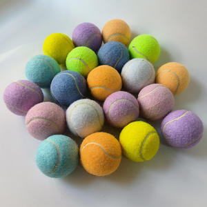 Pelotas <span class=keywords><strong>de</strong></span> <span class=keywords><strong>Tenis</strong></span> Promocionales HuaShanQi, Coloridas, Profesionales, <span class=keywords><strong>de</strong></span> Alta Elasticidad, Duraderas, con Logotipo Personalizado - Product Image 5