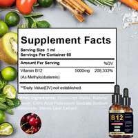 Directement de l'usine: gouttes de vitamine B12 avec service de personnalisation