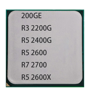 Procesador de Juegos de Doble Núcleo y Cuatro Hilos, Socket AM4, RAM DDR4, 14NM, 65W, 200GE R3 2200G R5 2400G R5 2600 R7 2700 R5 <span class=keywords><strong>2600X</strong></span> - Product Image 1