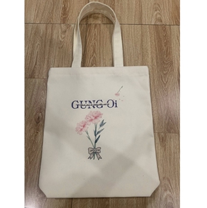 Bolsa de Regalo de Lona Resistente con Asas, Bolsas de Compras de Algodón Reutilizables Ecológicas para Promoción de Marca y Empaquetado Minorista - Product Image 1