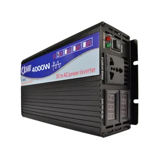 4000W pico 2000W inversores de potencia nominal convertidores inversor de onda sinusoidal pura 24V a 120V 12V a 220V