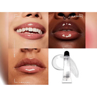 NOUVEAU Huile à Lèvres Hydratante Transparente OEM, Huile de Soin des Lèvres, Rouge à Lèvres Hydratant Effet Miroir Longue Tenue, Brillant à Lèvres en Gros