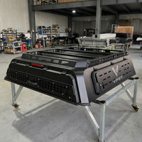 Auvent de camion en alliage d'aluminium personnalisé avec panneaux modulaires et fenêtre coulissante pour RAM 1500