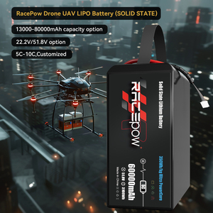 Твердотельный аккумулятор Racepow 14S 51,8 V 60000mAh с длительным сроком службы, аккумулятор для дрона с быстрой доставкой - Product Image 6