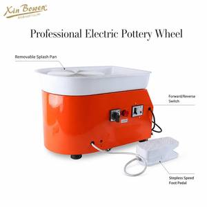 <span class=keywords><strong>Torno</strong></span> de Cerámica Eléctrico Xin Bowen de 9.8 Pulgadas (25 cm), Máquina de Modelado de Cerámica de Bajo Ruido con Pedal para Trabajos de Arte en Arcilla, Manualidades y Estudio - Product Image 4