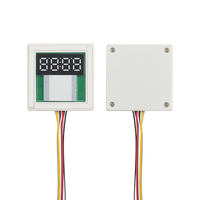 Nuevo DC12V/24V Touch Dimmer 5A 60W Single Key Touch Time and Temperature Display LED Sensor Switch para espejo de baño