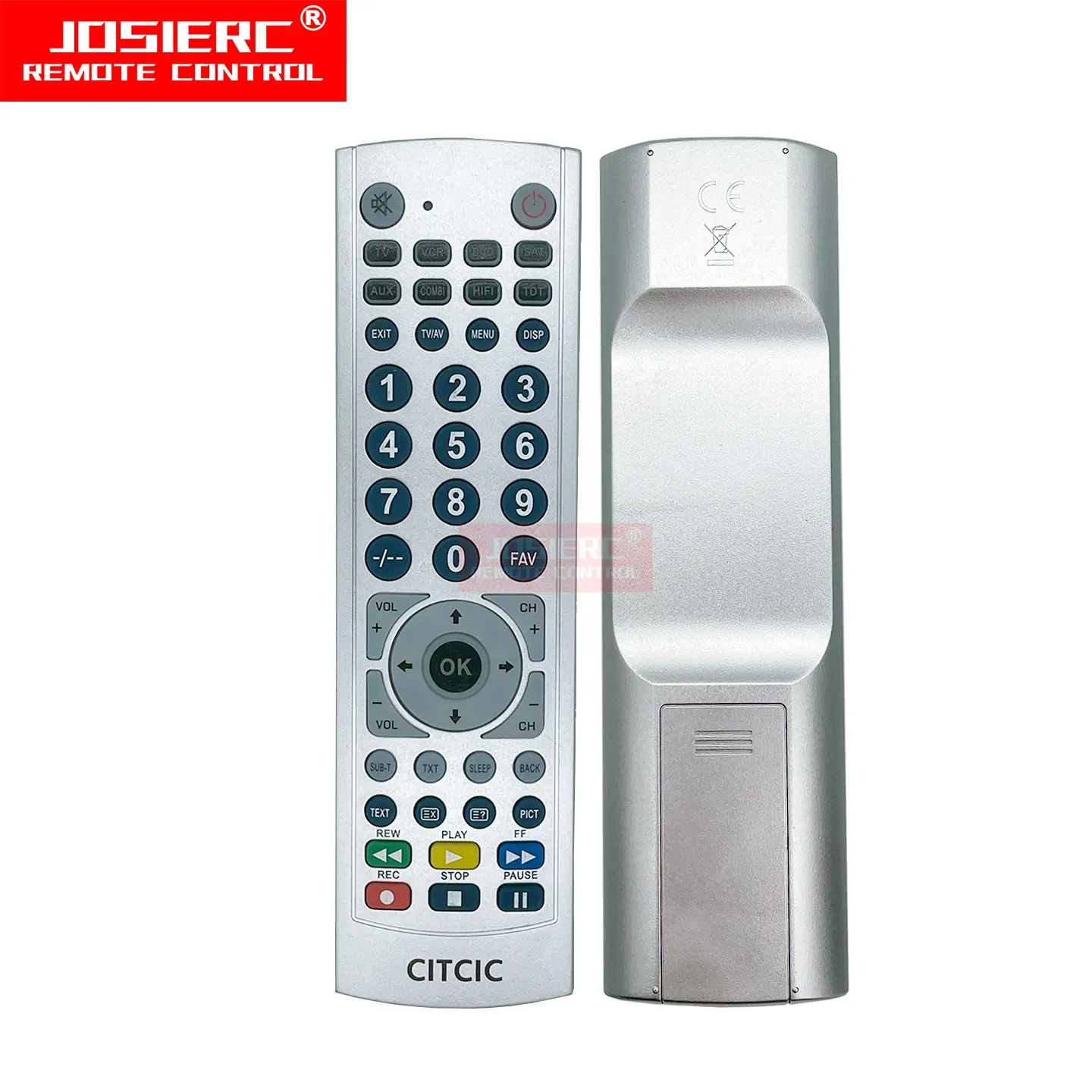 Универсальный светодиодный ЖК-телевизор 8 в 1 и универсальный пульт дистанционного управления DTT 8en1 для SAT HIFI TDT VCR DVD tv AUS COMBI