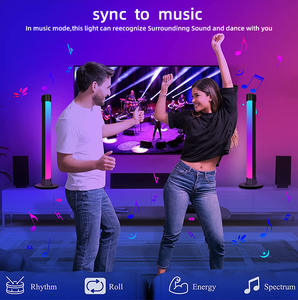 Aplicación <span class=keywords><strong>de</strong></span> control <span class=keywords><strong>de</strong></span> modos <span class=keywords><strong>de</strong></span> música Smart RGB 1 Band 1 Smart WiFi IR Dreamcolor Music LED Bar Lights Gaming Table Lamp RGB para TV - Product Image 6