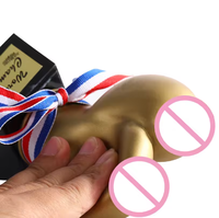 Novedad despedida de soltera Sexy fiesta pene pecho trofeo gallina noche juego juguetes para boda novia para ser fiesta decoración regalos de cumpleaños