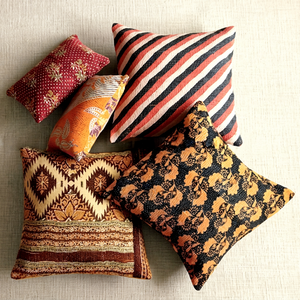 Housses d'oreiller vintage pour le travail, kantha saari - Product Image 1