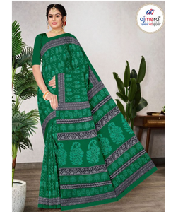 Sarees de Algodón Premium para Mujer, Colección de Diseñador de Moda, Elegantes, Cómodos, de Secado Rápido, Protección Solar, para Oficina, Casual, Fiesta, Festividades - Product Image 1