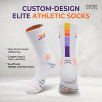 Chaussettes de basketball pour hommes avec logo personnalisé, épaisses, en tissu éponge, à compression, pour le sport, chaussettes de course pour hommes