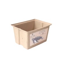 Boîte de stockage de pâte à papier respectueuse de l'environnement pour l'emballage de produits en pâte biodégradable