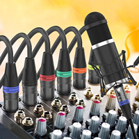 Logo OEM d'usine câble de Microphone Multi XLR de haute qualité 50M 3 broches connecteur mâle à femelle câble de micro Audio 3 broches pour Microphone