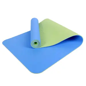Eco Friendly Fitness Exercise Accessories anti slip 6mm yoga mat
