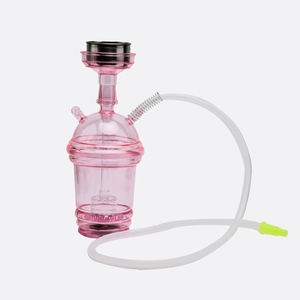 Narghilè Portatile in Acrilico con Luce LED per Auto, Tazza Shisha in Plastica per Fumare, Prezzo all'Ingrosso Conveniente - Product Image 3