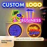 Luz LED de Neón Acrílica con Nombre Personalizado, IP65 12V, Regulable, USB, Lámpara de Ambiente para Auto y Bodas