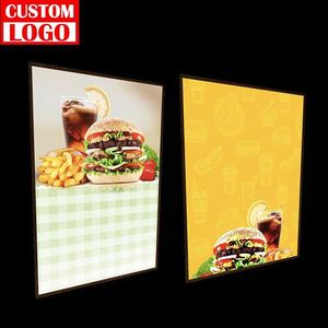 Ultra Slim Aluminum Profile Backlit Led Light <b>Box</b> Sign Advertising Light Boxes <b>A3</b> Led Light <b>Box</b> - Product Image 1