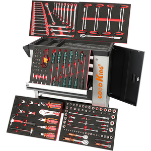 Caja de Herramientas Rodante Srunv de 421 Piezas, Carro de Taller Económico de Metal, Juego de Herramientas Móvil con 7 Cajones, Gabinete de Herramientas para Mecánicos de Automóviles - Product Image 1