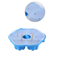 Moule en silicone à 6 cavités pour sucettes glacées, motif mignon patte d'ours et patte de chat, qualité alimentaire, pour aliments pour bébés, crème glacée, gelée, chocolat