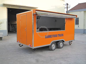 Carritos de Comida Rápida para Pizza, Hamburguesas, Papas Fritas, Remolque de Comida Móvil para Crepas Fritas, Cocina de Restaurante en Venta - Product Image 3