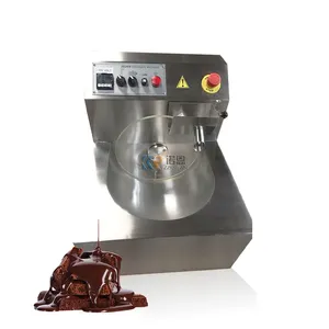 2024 New Arrival Automático Enrober Máquina De Revestimento De Chocolate Pequeno Chocolate Enrobing Linha Máquina Tempering