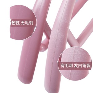 Thickened Semi Circular Clothes Hanger Widened Non Marking Anti Slip <b>Plastic</b> Hanger For Clothes <b>Rack</b> - Product Image 2