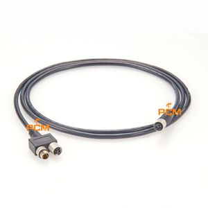 M8 havacılık fiş Y T I tipi adaptör 1 erkek 2 kadın kablo ayırıcı 3 yollu bir kod 4 Pin dairesel konnektör uzatma kablosu - Product Image 4