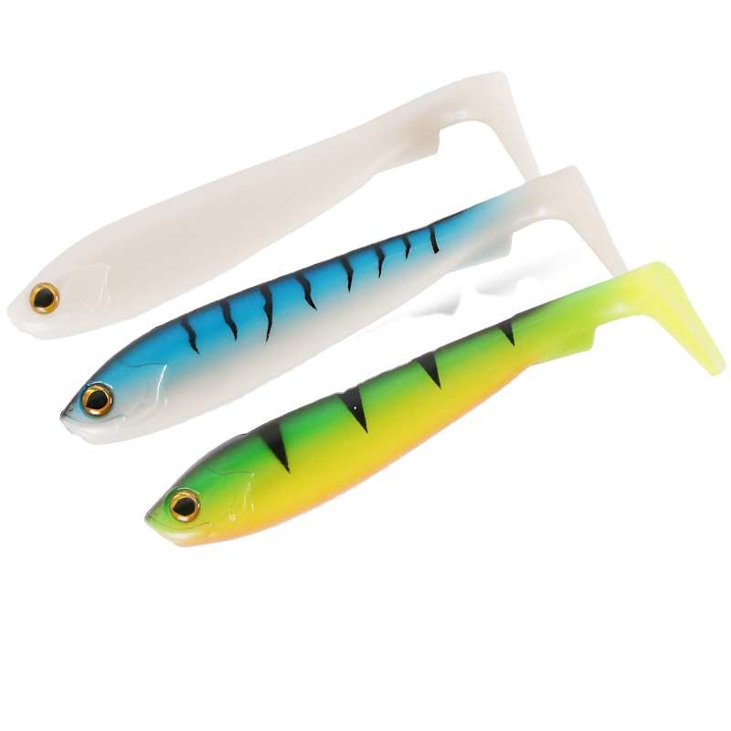 Kingdom tipo giapponese esche da pesca esche morbide PVC Soft Body Shad Lure pesca in mare