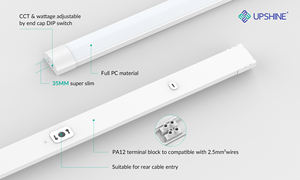 Efficacité lumineuse élevée, 130 lm/W, luminaire LED en forme de barre - Product Image 4