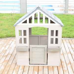 Casa de Juegos de Madera para Niños, Casa de Juegos Infantil de Madera para Exteriores - Product Image 3