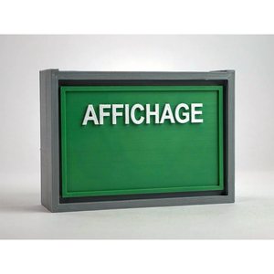 Supporti per esposizione regolamentare e porta manifesti, stampa 3D FDM nel formato dei tuoi documenti, a partire da 6,90 € - Product Image 1