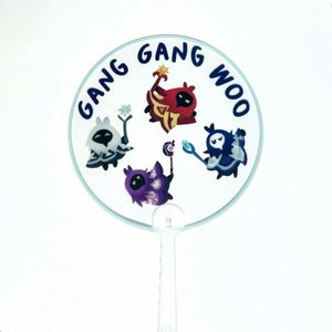 Fournisseur d'usine – Éventail pliant en PVC personnalisable, cadeau d'entreprise sur le thème des étoiles pour les fans d'idoles Kpop et de personnages d'anime - Product Image 2