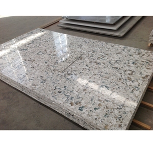 High Quality Coarse Grain Quartz Slabs Stain Resistant Terrazzo Style Engineered Marble Factory Price - Product Image 1