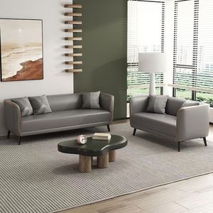 Sofá Pequeño Estilo Crema, Sofá Simple de 2 y 3 Plazas para Sala de Estar, Dormitorio, Hotel, Tienda de Ropa, Salón de Belleza y Salón de Recreo - Product Image 5