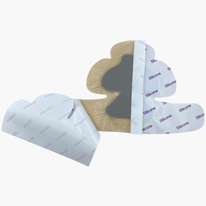 Pembalut luka berperekat steril untuk perawatan kaki <span class=keywords><strong>diabetes</strong></span> bantalan busa silikon tumit dengan perbatasan - Product Image 4