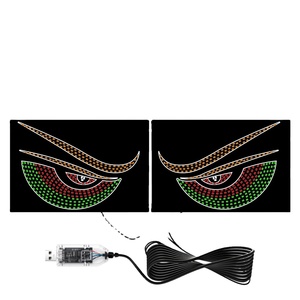 Panel LED de Matriz de Ojos de Diablo con Expresiones Divertidas, Pantalla LED Suave para Ventana, Letrero LED Digital para Camión y Coche JHS-Z-25 12V 5W, Venta al por Mayor - Product Image 4