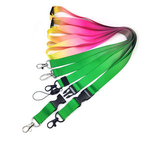 サッカー ラグビー フットボール スポーツ サブリメーション ポリエステル ネックストラップ カスタムロゴ フットボールチーム クラブ 熱転写プリント ランヤード - Product Image 1