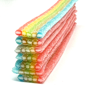 Halal Fruit-Flavored Sour Powder Regorice Belt Gummy Candy en embalaje de caja fabricado por Sour Gummy Candies Company - Product Image 6