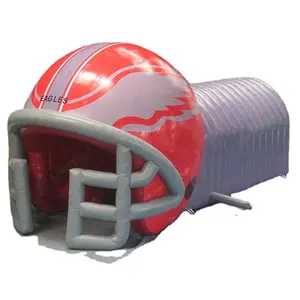 Tunnel gonflable de casque de football de tunnel gonflable de football de 8x4m