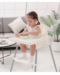Ensemble 3-en-1 <span class=keywords><strong>Chaise</strong></span> <span class=keywords><strong>Haute</strong></span> de Salle à Manger en Plastique <span class=keywords><strong>pour</strong></span> Bébé, Sûre et Confortable <span class=keywords><strong>pour</strong></span> les Bébés de 0 à 12 Mois - Product Image 2