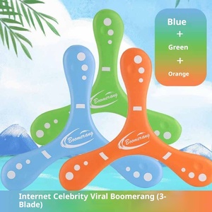 Juguete Deportivo para Niños, Boomerang de Espuma EVA, Disco Volador Suave de Tres Aspas para Lanzar con la Mano - Product Image 3