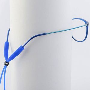 Chaîne de lunettes de soleil réglable, cordon antidérapant pour le sport, sangle élastique en silicone pour lunettes - Product Image 5