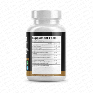 Preço de fábrica Himalaia Shilajit Puro Himalaia Orgânica Ashwagandha Cápsula Complexa Com Musgo Do Mar Tongkat Ali E Ácido Falvico - Product Image 2