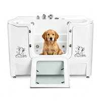 DPbathe Tapis de bain pour chien antidérapant pour la toilettage, surface de sol sécurisée pour la sécurité des animaux domestiques pendant le toilettage