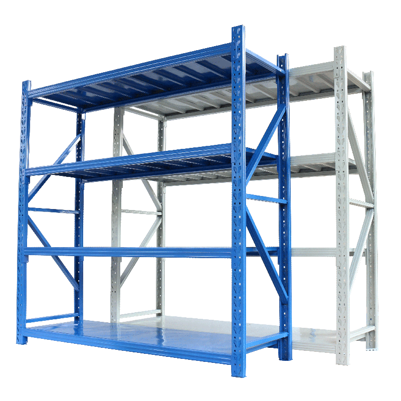 Light Middle Duty Metal Storage Rack Adjustable Steel Shelving Rack