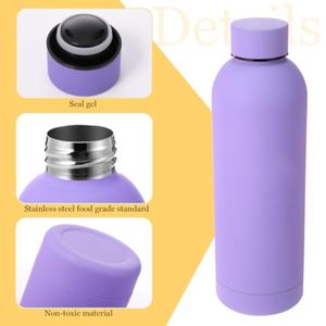 Botella Personalizada <span class=keywords><strong>de</strong></span> Boca Pequeña con Tapa Hermética, Vaso Aislado al Vacío <span class=keywords><strong>de</strong></span> Acero Inoxidable 304 <span class=keywords><strong>de</strong></span> Doble Capa para Deportes al Aire Libre - Product Image 4