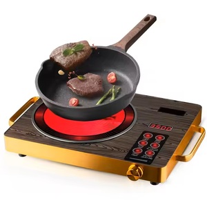 Cuisinière à induction infrarouge à brûleur unique haute efficacité 2200W, contrôle intelligent de la température, économie d'énergie, boîtier en acier inoxydable - Product Image 3