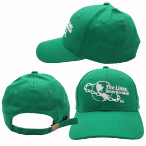 Yeşil işlemeli beyzbol kapaklar bağlantılar dahil beyzbol şapkası - Product Image 1