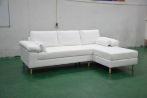 <strong>Home</strong> Couch Sofa Set <strong>Furniture</strong> <strong>Super</strong> Loading Ability White L-shape Chaise Modern Living Room Sofas - Product Image 2